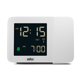 Braun BC15W-DCF Radiostyrt digitalt projeksjonsvekkeur, hvit